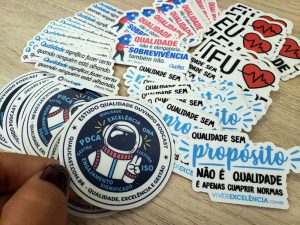 Stickers semana mundial da Qualidade.