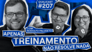 Thumbnail do episódio do Qualicast sobre Learning Organization, aprendizagem organizacional, melhoria contínua e qualidade nas empresas